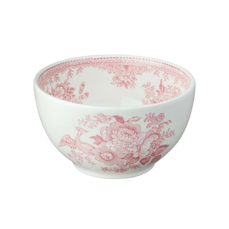 Collections * | Cheapest Burleigh Pottery Pink Asiatic Pheasants Mini Footed Bowl 12Cm/5