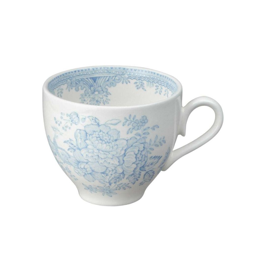 Collections * | Buy Burleigh Pottery Blue Asiatic Pheasants Teacup 187Ml/0.33Pt Tableware