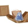 Collections * | Flash Sale Burleigh Pottery Blue Regal Peacock Modeller'S Decoration (Gift Box)