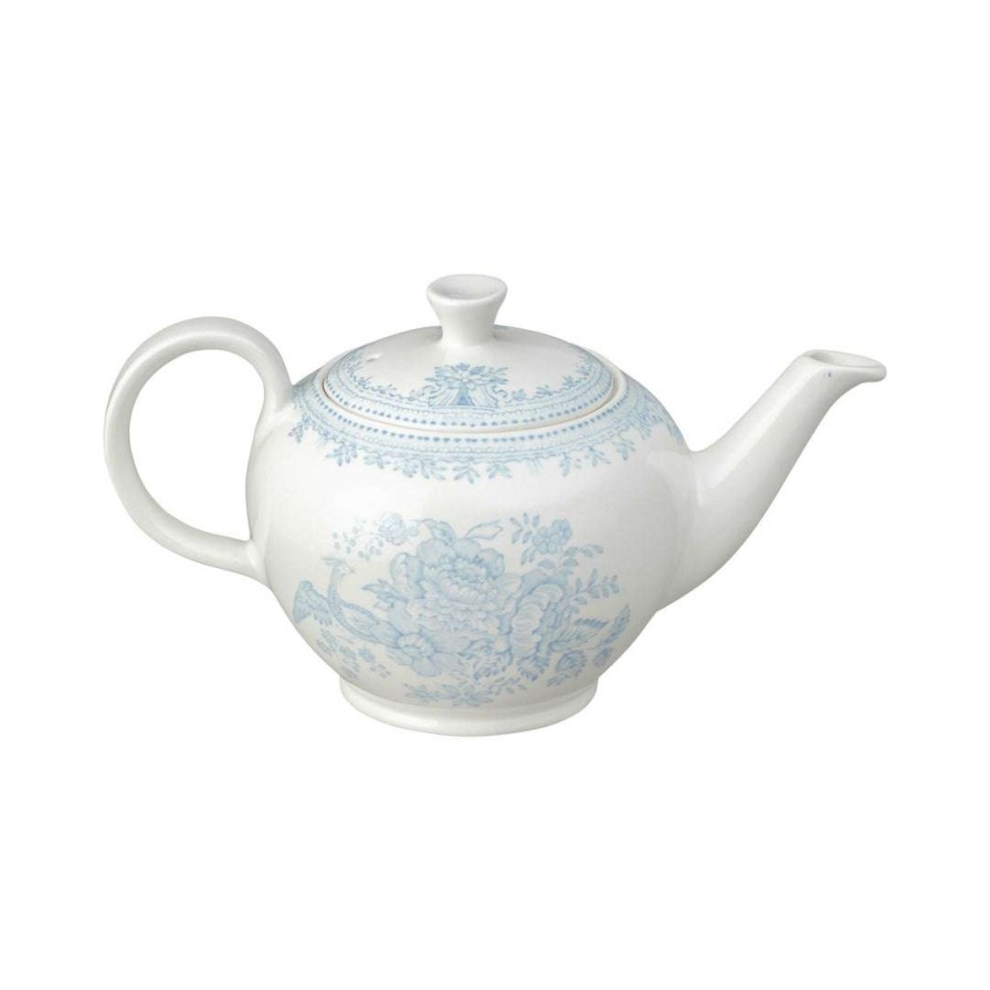 Collections * | Outlet Burleigh Pottery Tableware Blue Asiatic Pheasants Small Teapot 3-4 Cup 400Ml/0.75Pt