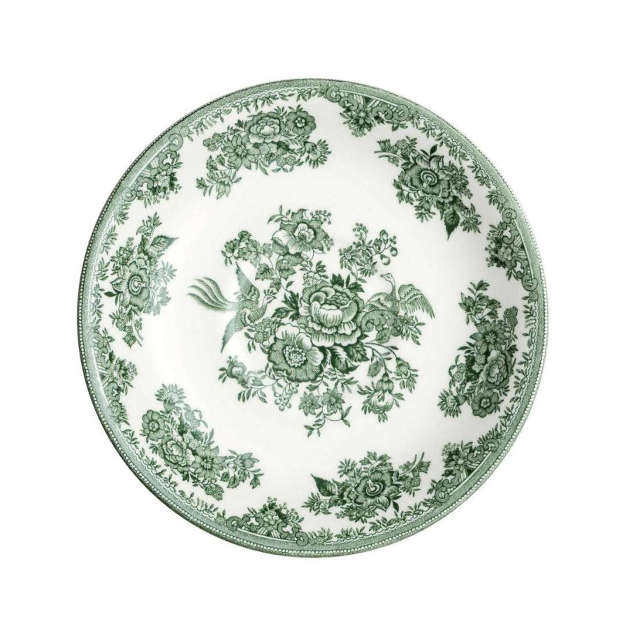 Collections * | Promo Burleigh Pottery Green Asiatic Pheasants Breakfast Saucer