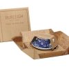 Collections * | Outlet Burleigh Pottery Blue Calico Teacup Gift Set