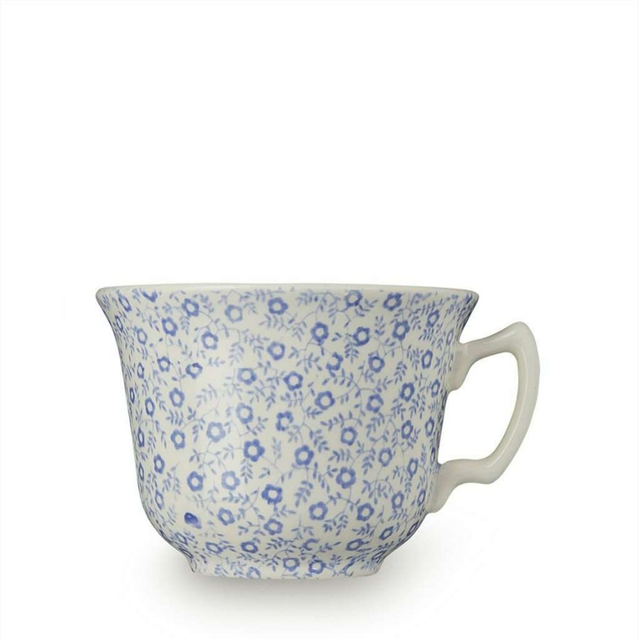 Collections * | Best Reviews Of Burleigh Pottery Blue Felicity Teacup 187Ml/0.33Pt Tableware