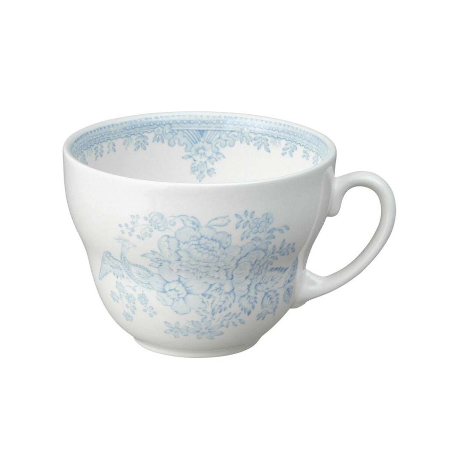 Collections * | Top 10 Burleigh Pottery Blue Asiatic Pheasants Breakfast Cup 420Ml/0.75Pt Tableware