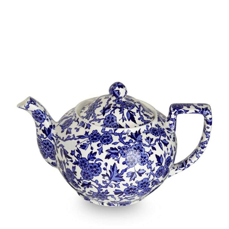 Collections * | Best Reviews Of Burleigh Pottery Blue Arden Large Teapot 7 Cups 800Ml/1.5Pt Tableware