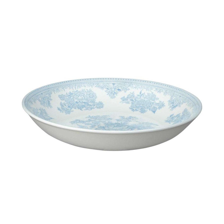 Collections * | Cheap Burleigh Pottery Blue Asiatic Pheasants Pasta Bowl 23Cm/9