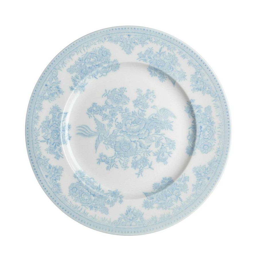 Collections * | Deals Burleigh Pottery Tableware Blue Asiatic Pheasants Plate 22Cm/8.75