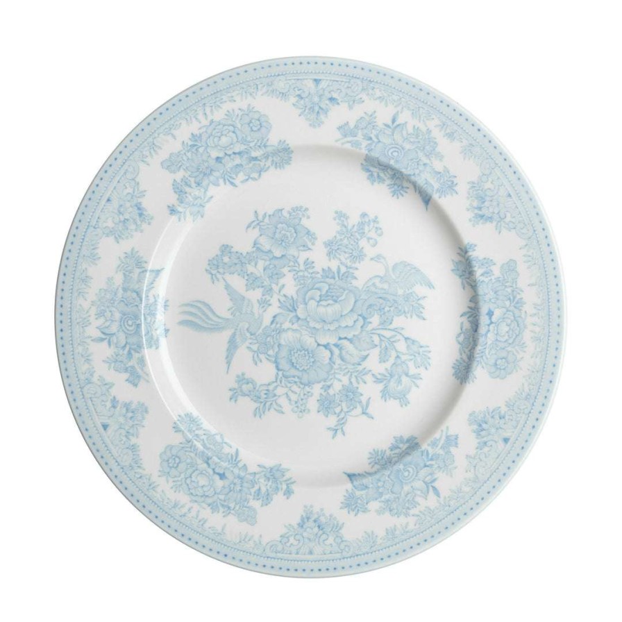 Collections * | Cheap Burleigh Pottery Blue Asiatic Pheasants Plate 25.5Cm/10