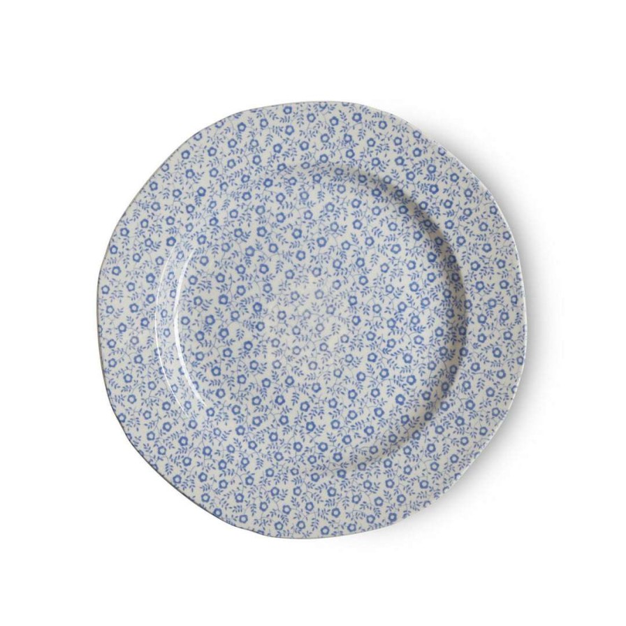 Collections * | Budget Burleigh Pottery Blue Felicity Plate 19Cm/7.5