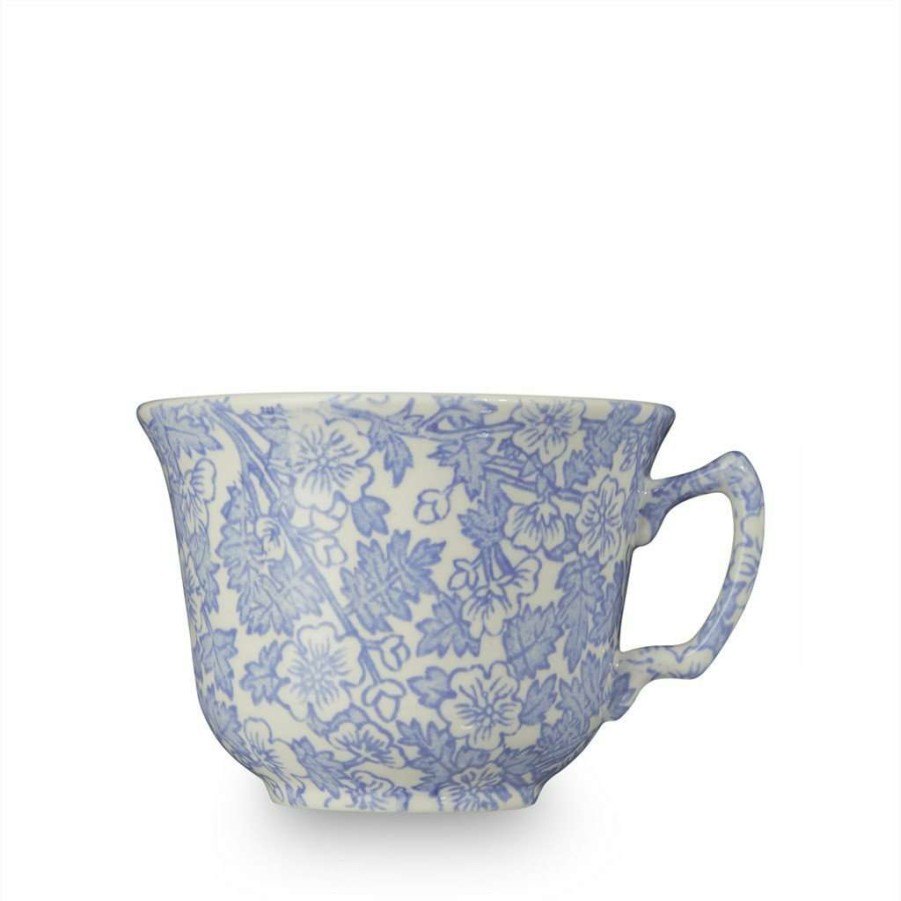 Tableware * | Cheap Burleigh Pottery Tableware Blue Burgess Chintz Teacup 187Ml/0.33Pt