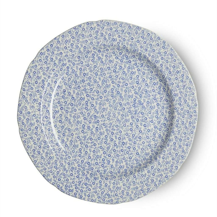 Collections * | Brand New Burleigh Pottery Blue Felicity Plate 26.5Cm/10.5 Tableware