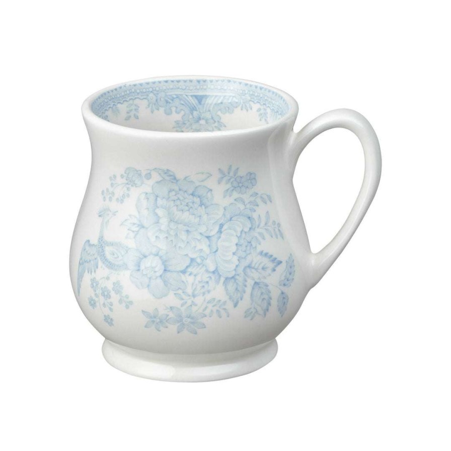 Collections * | Cheapest Burleigh Pottery Blue Asiatic Pheasants Sandringham Mug Half Pint 284Ml/0.5Pt