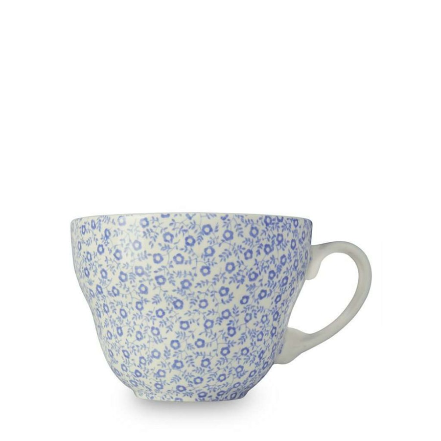 Collections * | Brand New Burleigh Pottery Tableware Blue Felicity Breakfast Cup 425Ml / 0.75Pt